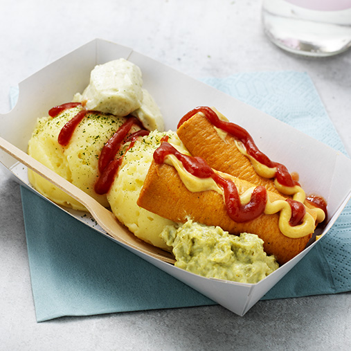 Chorizo med kartoffelmos